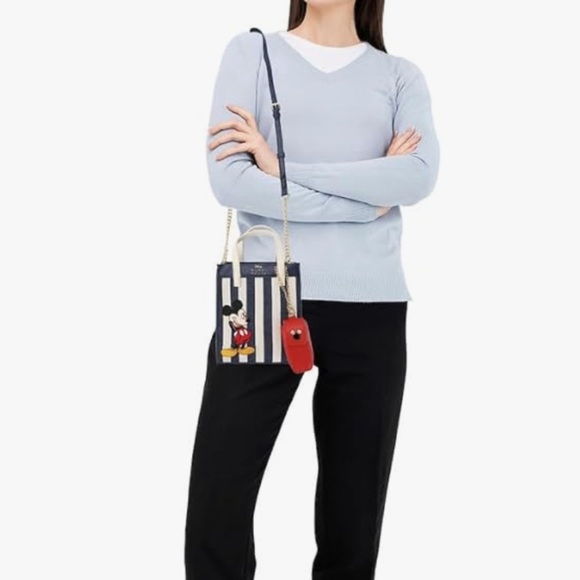 Disney Micky mouse Mini Bag Blue white - Picture 3 of 11